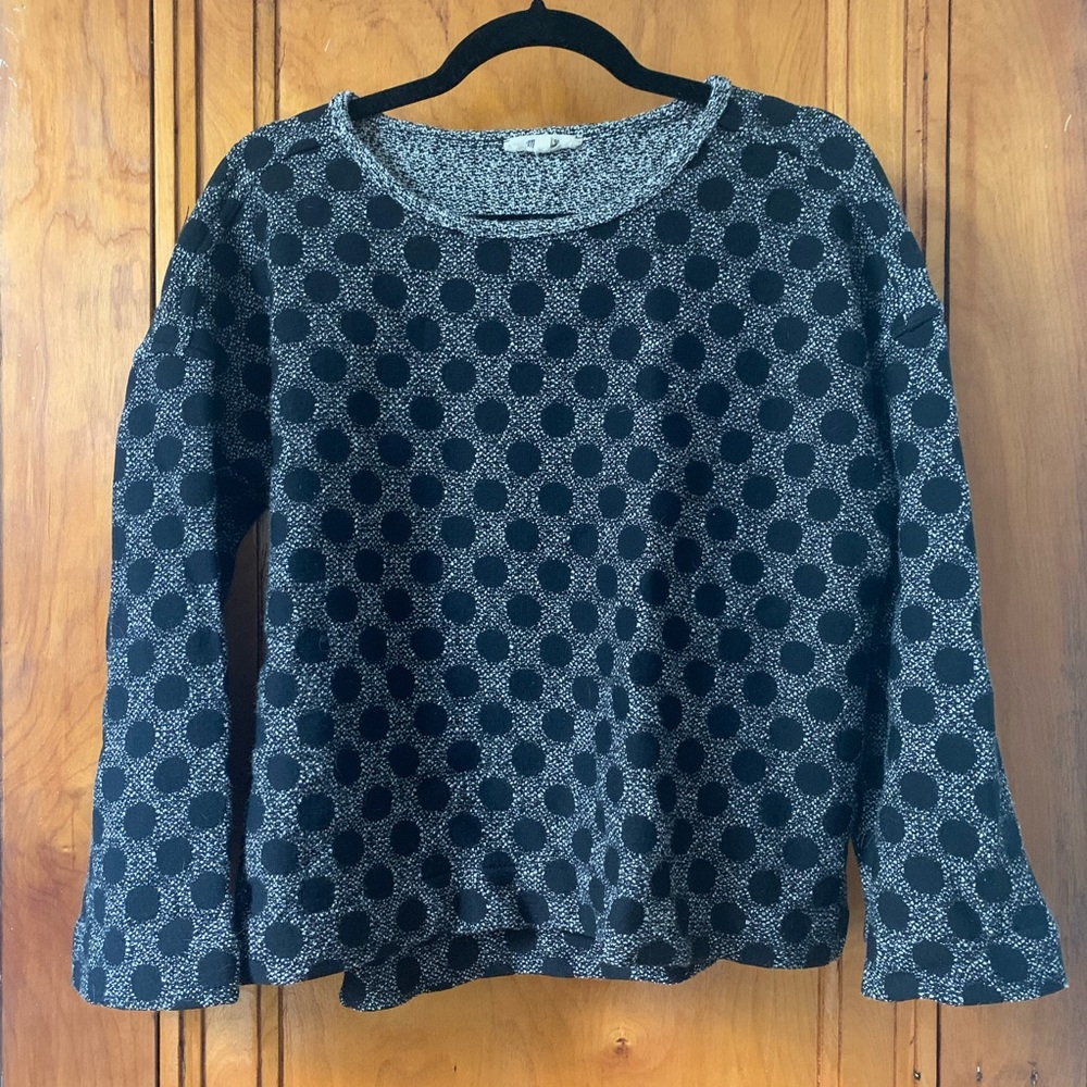 Madewell Reversible Polka Dot Top